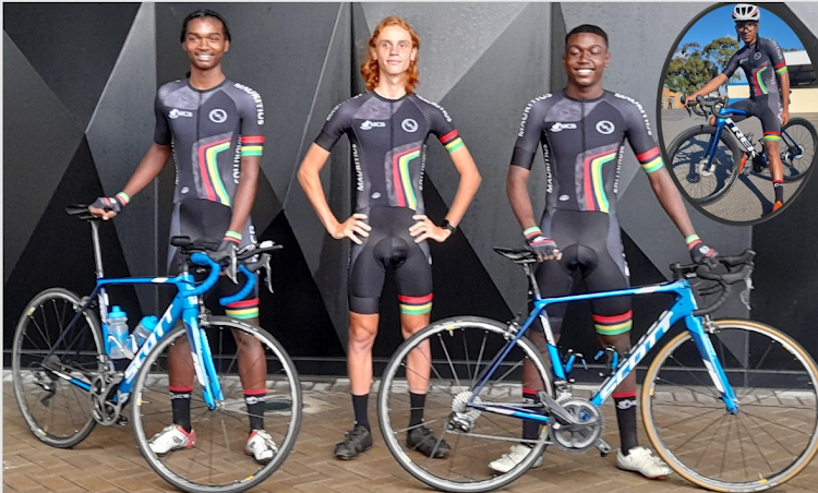 Sheldon Apollon, Samuel Quevauvilliers and Keylan Ciprisse were part of the Mauritian cycling team selected to compete at the African championship in Egypt.