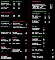 The English Cafe menu 2