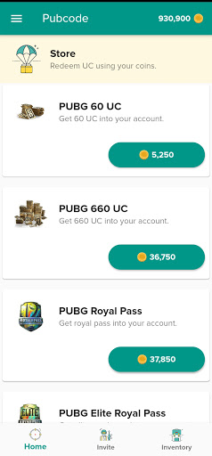 Pubcode - Earn UC & Royal Pass