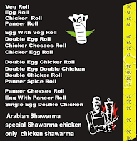 Rolls Corner & Shawarma menu 1