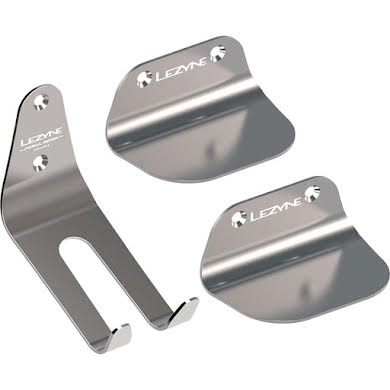 Lezyne Stainless Pedal Bike Storage Hook - Silver