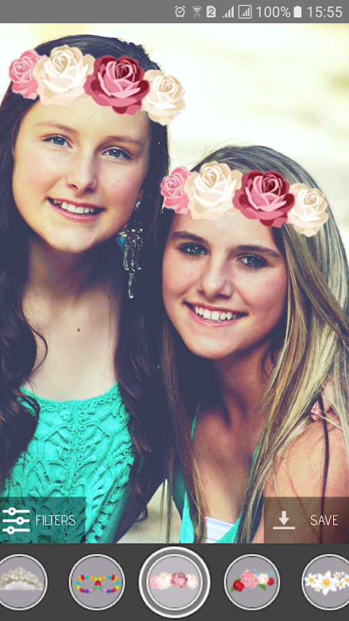 Android application SnapWow snapchat like filters screenshort