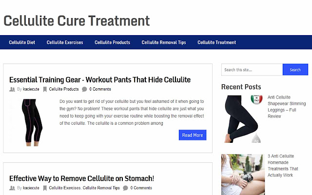 Fast Cellulite Elimination chrome extension