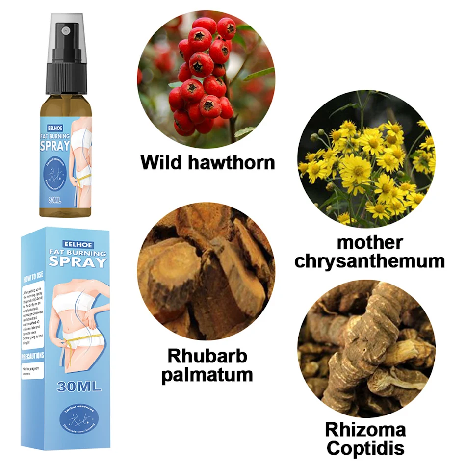 Full Body Qu Fat Slimming Body Shaping Spray voor een slanker lichaam. Vermindert vet, verbetert de vorm en contouren van het lichaam.