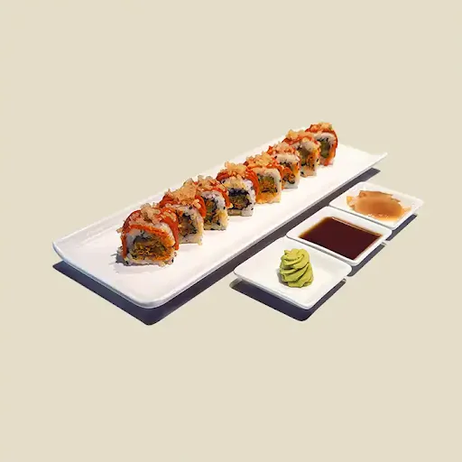 Spicy Pumpkin Maki Roll (Uramaki, 8 Pcs)