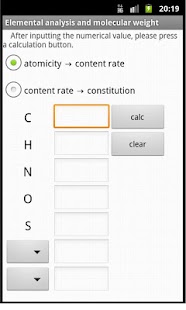 Elemental analysis calculation Screenshots 0
