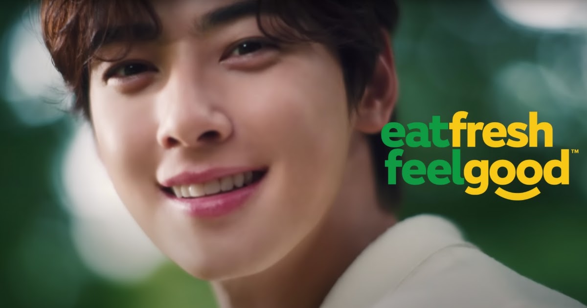 All hail Subway's model: Fans express excitement as the franchise  announces Astro's Cha Eun-woo as the brand face for their new campaign