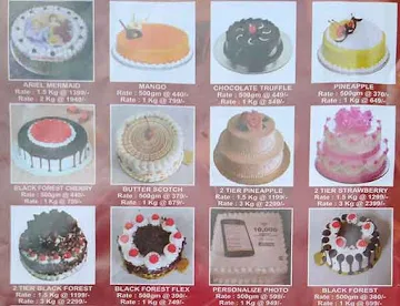 Cake Mandi menu 