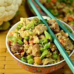 Cauliflower Fried 'Rice' was pinched from <a href="http://allrecipes.com/Recipe/Cauliflower-Fried-Rice/Detail.aspx" target="_blank">allrecipes.com.</a>