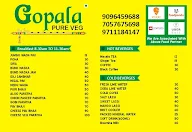 Gopala Pure Veg menu 1