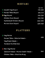 Biryani Stock Exchange menu 3