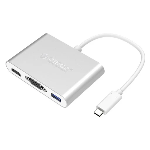 Orico Type C sang 4 cổng HDMI VGA Type C USB 3.0 (RCHV)_1