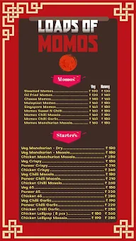 Loads Of Momos menu 1