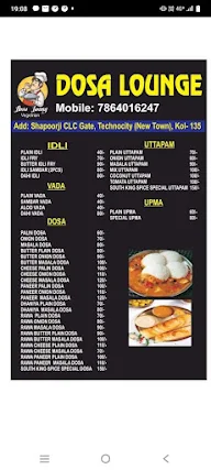 Dosa Lounge menu 2