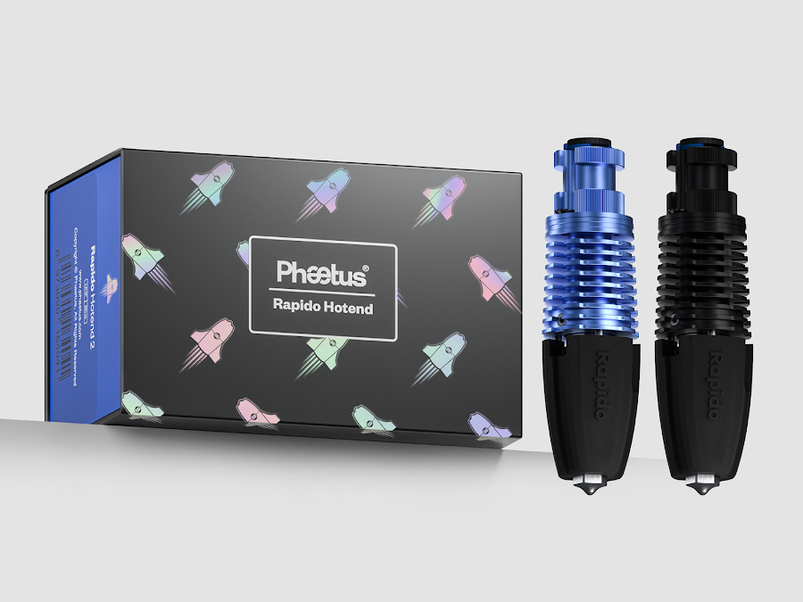 Phaetus Rapido 2 Hotend - Ultra High Flow - Blue (24v)