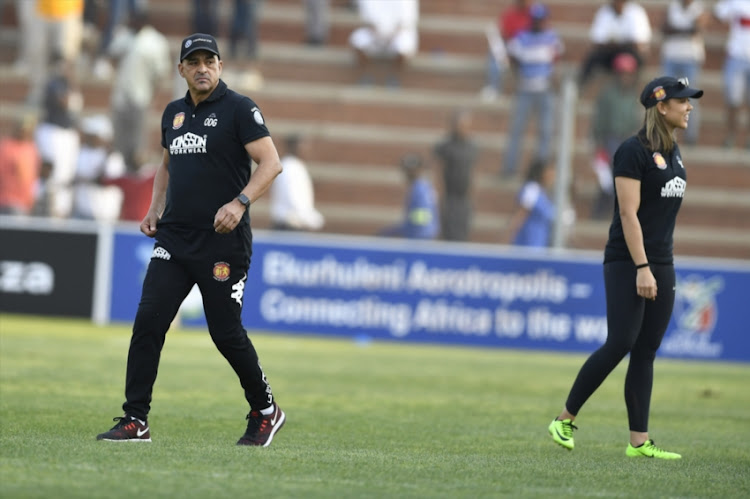 Owen da Gama during the Absa Premiership match between Highlands Park and Golden Arrows at Makhulong Stadium on September 16, 2018 in Johannesburg, South Africa.