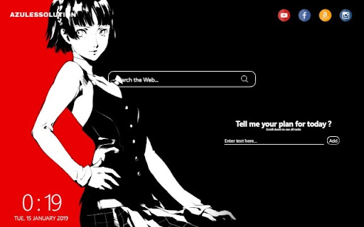 Persona 5 Wallpaper - New Tab Theme