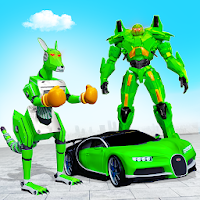 Kangaroo Robot Car Game Robot Transforming Games