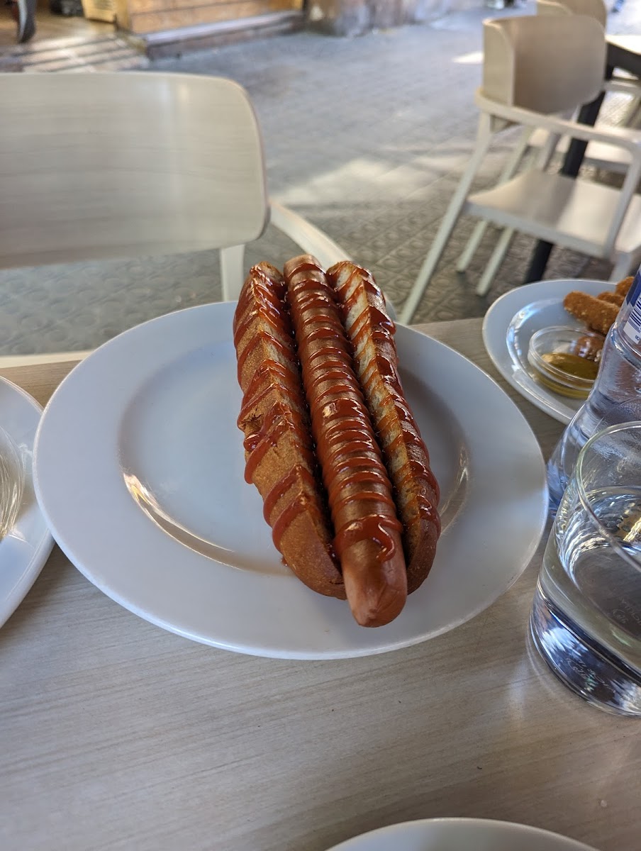 GIANT hot dog