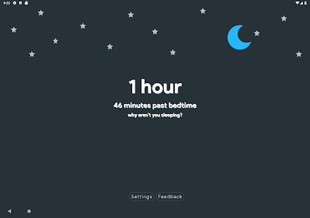 Go to Sleep - sleep reminder app Screenshot