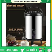 Bình Ủ Trà Sữa 3 Lớp Giữ Nhiệt Inox 6L, 8L, 10L, 12L