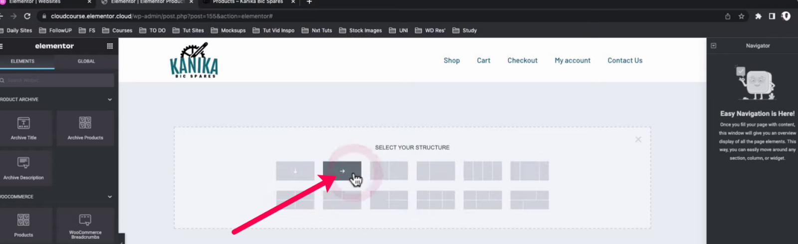 Elementor flexbox container