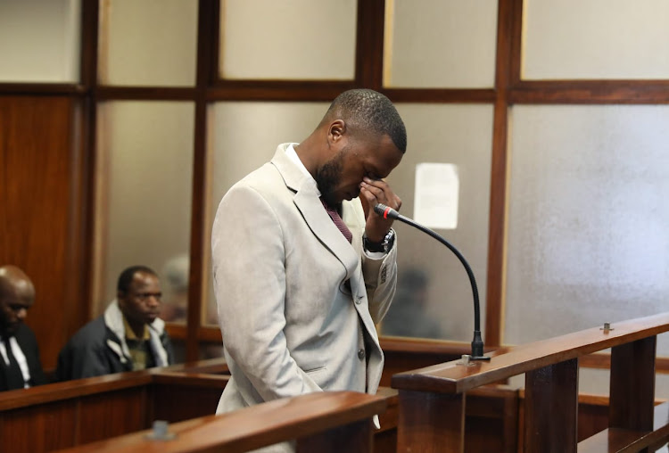 Mbuso Moloi appears in the Durban magistrate's court on Wednesday.