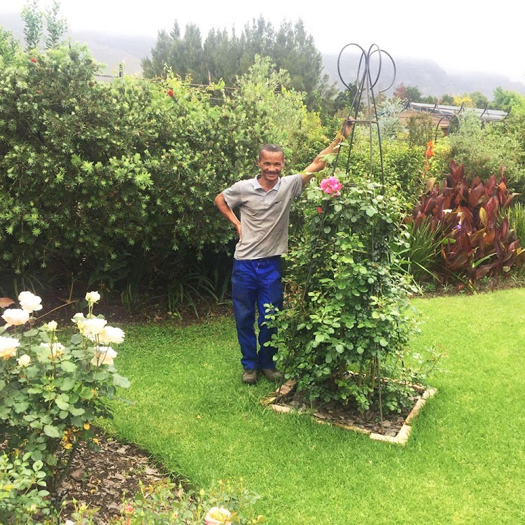 In 1975, Johan Strydom's parents and relatives were driven from the town to Heuwelkroon. He is a gardener and lives in the backyard of his parents' house; there are three households on one plot.