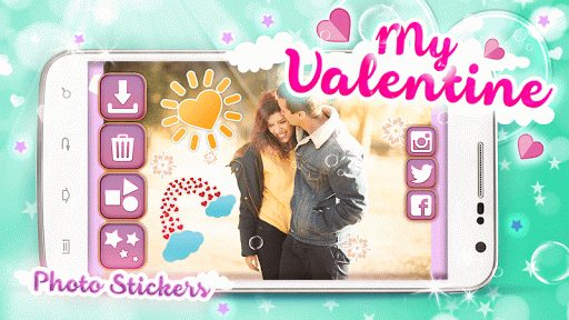 My Valentine Photo Stickers