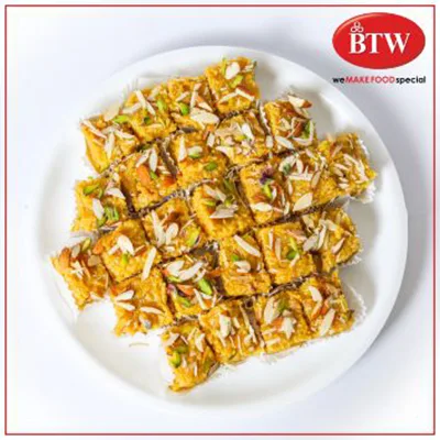 Sev Badam Burfi