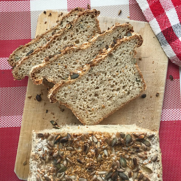 Mixed Seed Bread with Sunflower, Flax and Pepitas