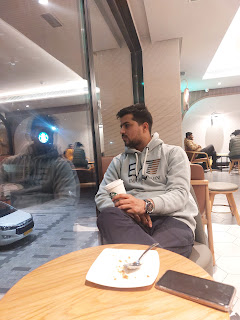 Suresh Kumar at Starbucks, Panchwati,  photos