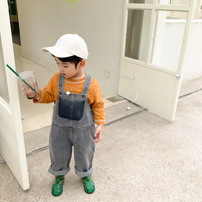 Title 1, Koreaanse Denim Overalls voor Jongens en Meisje...
