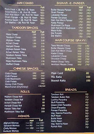 Mr Singh's Tandoori Hut menu 1