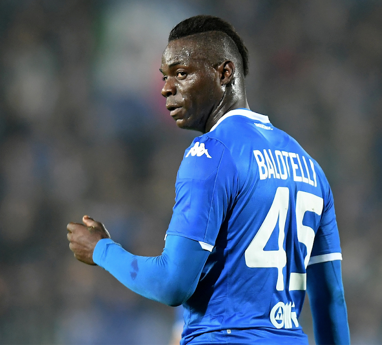 Brescia's Mario Balotelli during a recent match