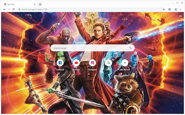 Guardians of the Galaxy Wallpapers nouvel onglet