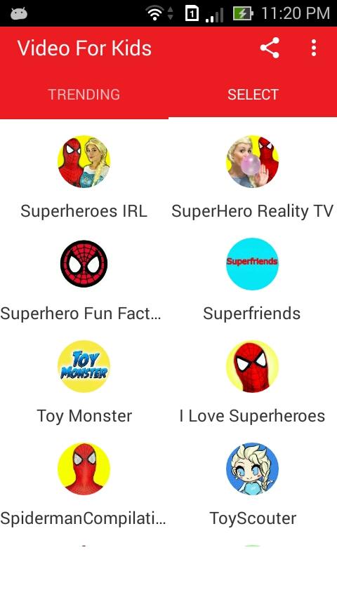 Elsa and Spiderman Kids Videos Screen 3