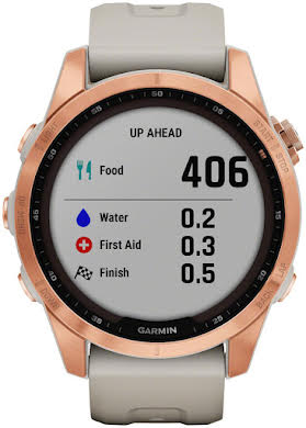 Garmin Fenix 7S Solar GPS Smartwatch - 42mm, Rose Gold Case, Light Sand Band alternate image 3