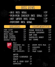 The Chick Nation menu 1