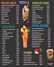 Pure & Juicy menu 1