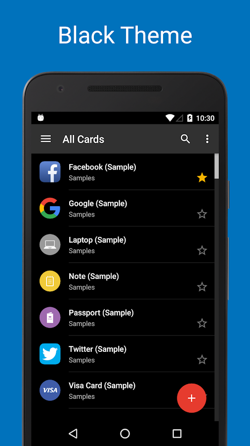    Password Manager SafeInCloud™- screenshot  