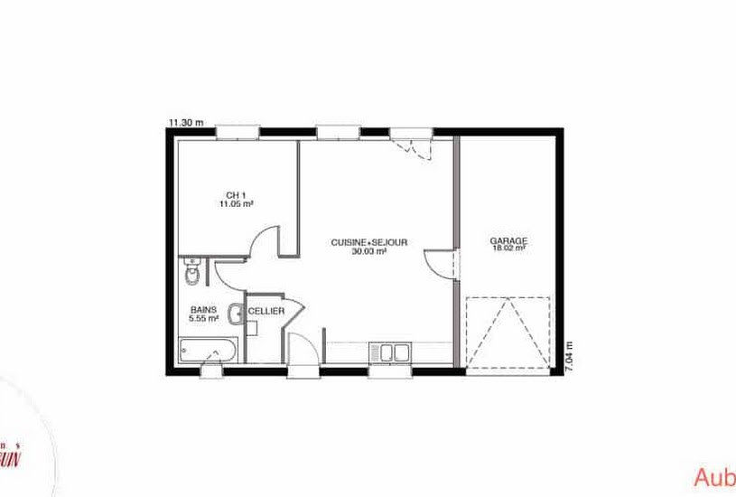  Vente Terrain + Maison - Terrain : 2 790m² - Maison : 89m² à Pleurs (51230) 