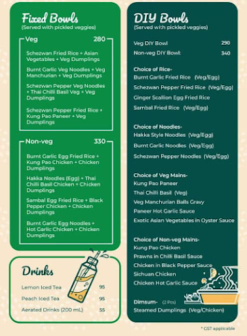 Wok Shop menu 