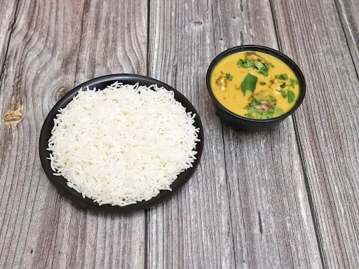 Kadi Pakoda Rice Bowl