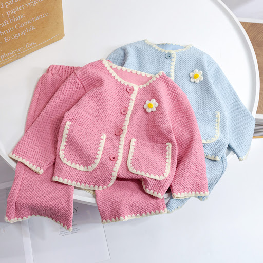 Title 5, Girls Spring And Autumn Fashion Two-piece Set. ...