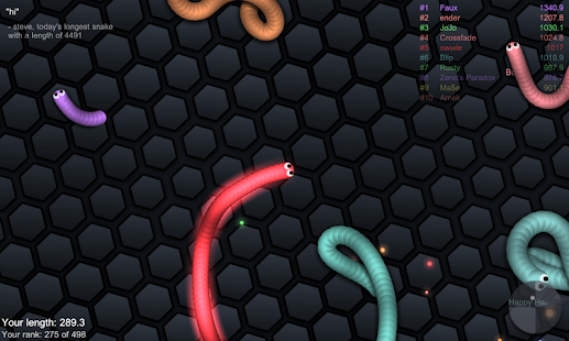  slither.io- 스크린샷 미리보기 이미지  