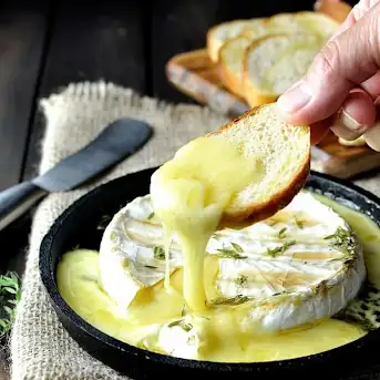 Baked Brie Fondue - Culinary Ginger