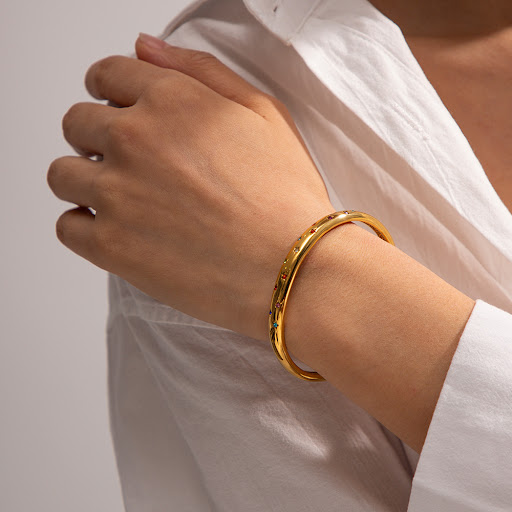 Title 4, Titanium Steel Bracelet Womens All-match Fashi...