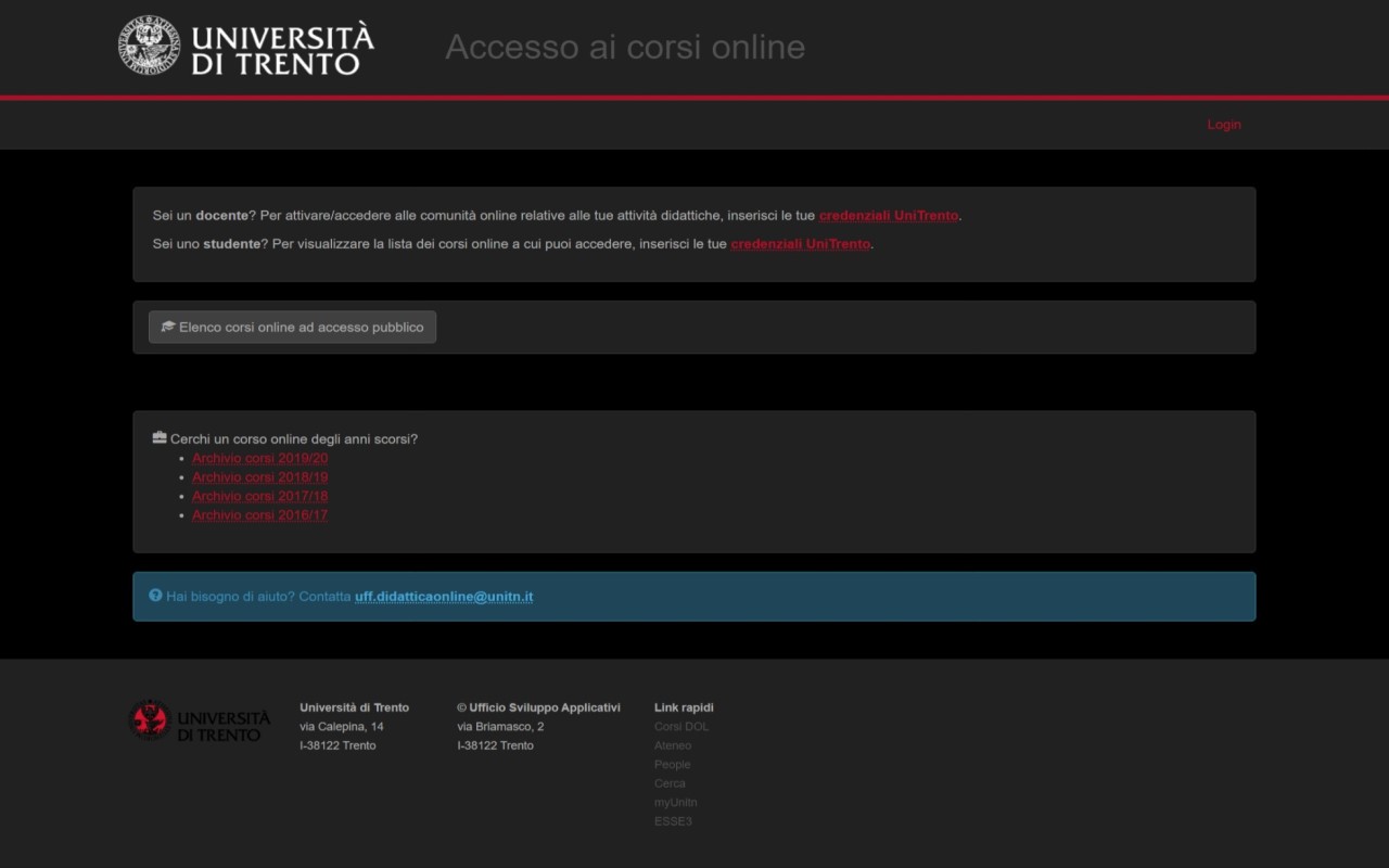 Moodle Dark Mode for UniTN Preview image 1