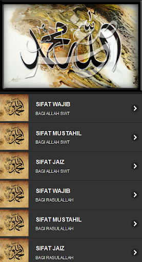 Sifat Allah Dan Rosul